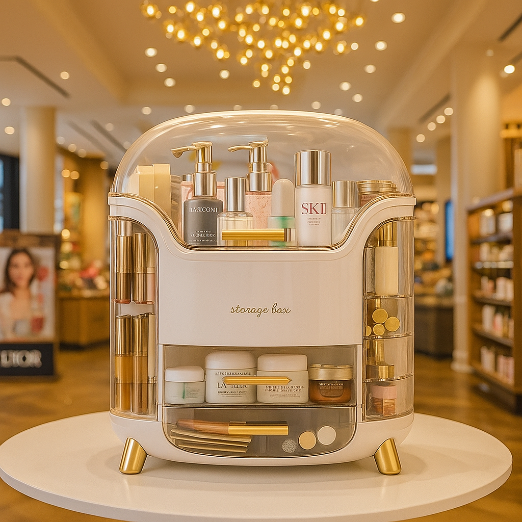 Elegant Multi-Layer Cosmetic Organizer