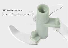 Hand Pulled Multipurpose Chopper & Cutter | Rope Pulled Chopper Multifunctional Meat Grinder,