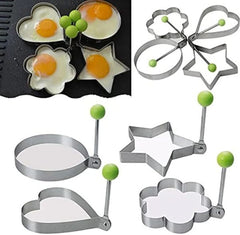 Pack Of 4 New Mould Style Fried Egg Pancake Shaper