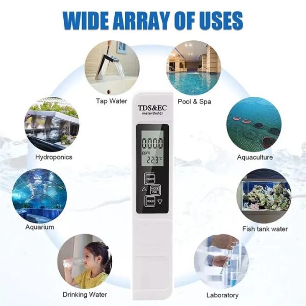 Tds Meter Digital Lcd Pen Tester | Water Quality Monitor