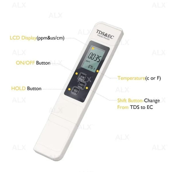 Tds Meter Digital Lcd Pen Tester | Water Quality Monitor